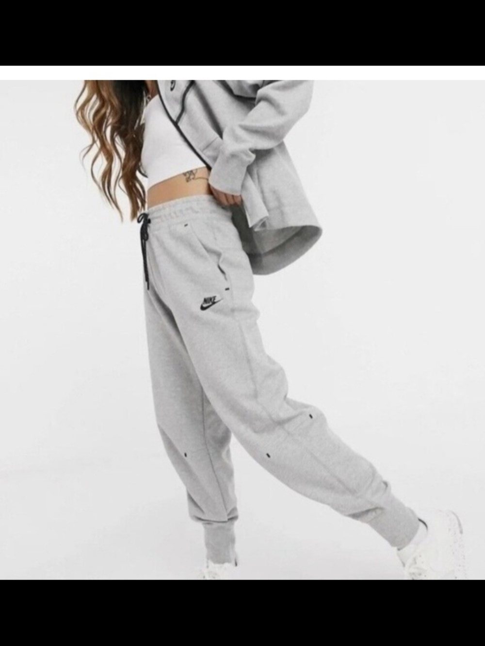 Nike Womens Tech Fleece Grey Joggers